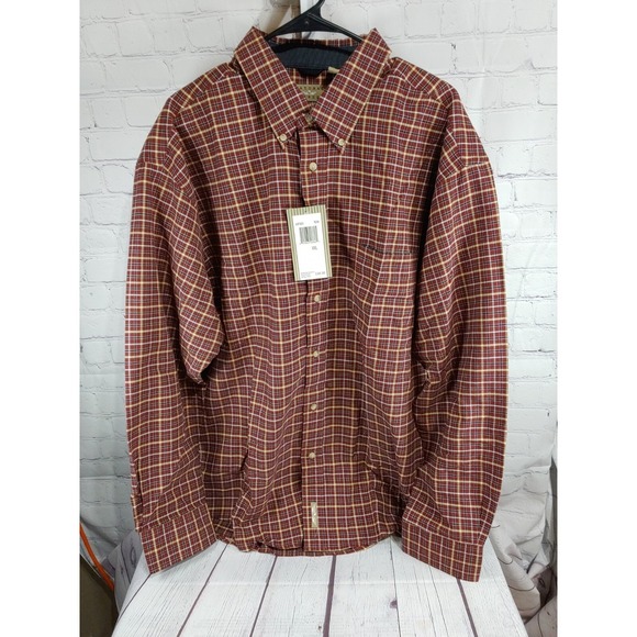 natural issue Other - Natural Issue Men's Long Sleeve Button Down XXL PLAID TEAK SHIRT 100% Cotton NWT